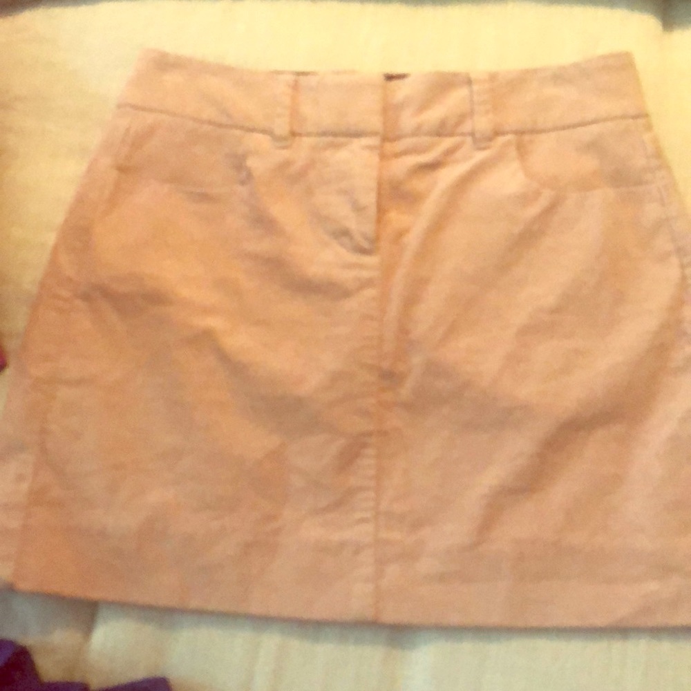 J-Crew Millennial Pink Corduroy Mini Skirt